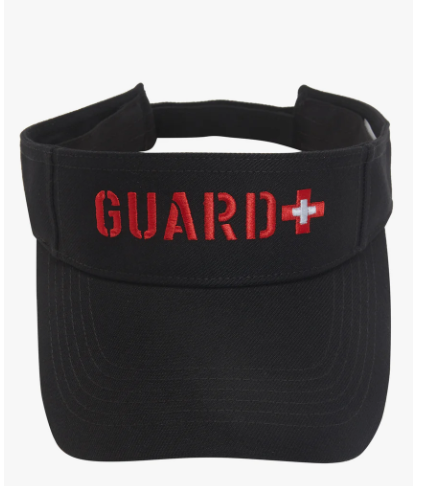 Black Lifeguard Visor